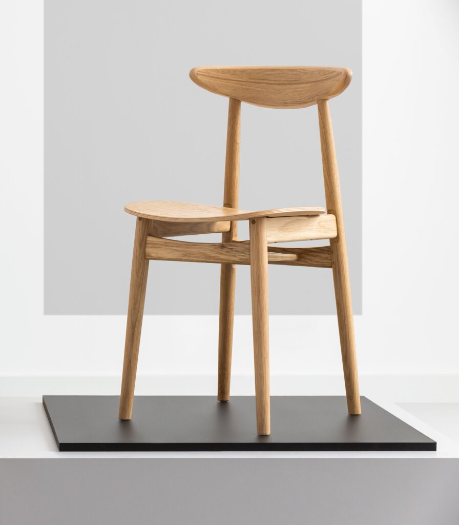 krzeslo skandynawskie debowe nowoczesne drewniane