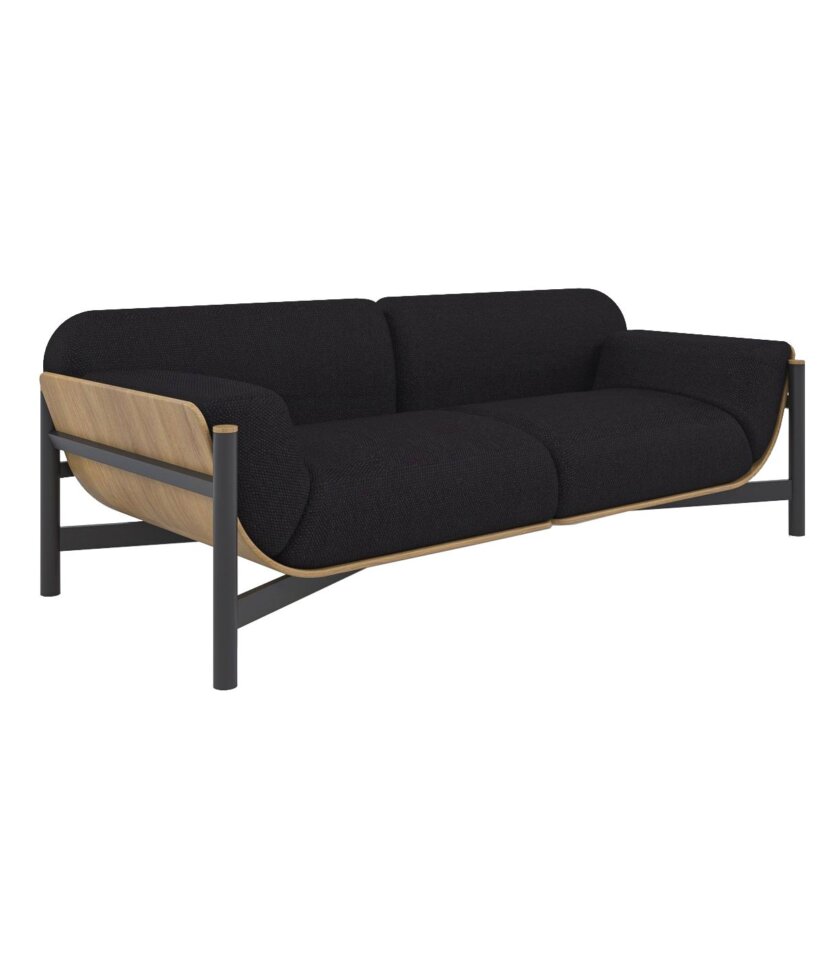 sofa prosta w formie debowa